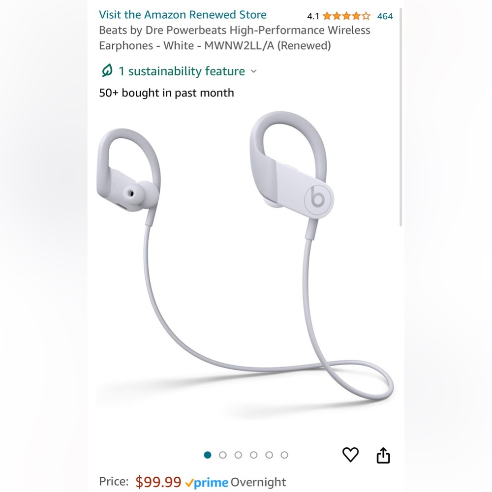 Beats by Dre Powerbeats High-Performance Wireless Earphones